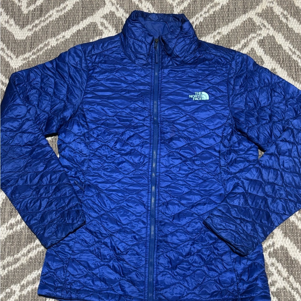 The North Face Women's Blue Quilted Ski Jacket